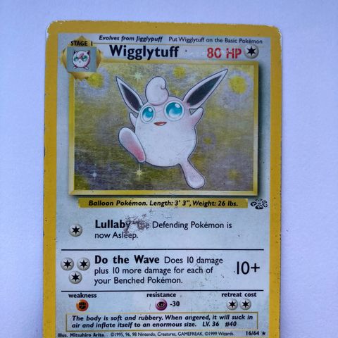 Wigglytuff 16/64 holo