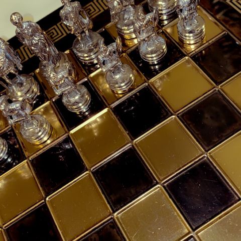Håndlaget eksklusivt sjakk brett