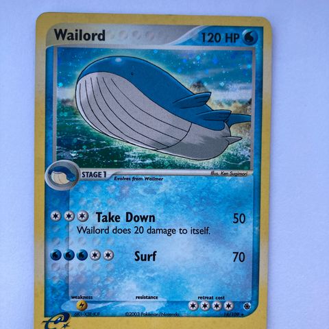 Wailord 14/109 holo