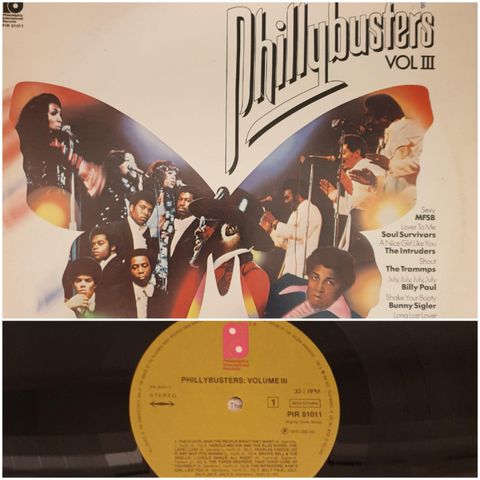 VINTAGE/RETRO LP-VINYL "PHILLYBUSTERS VOL 3 1975"