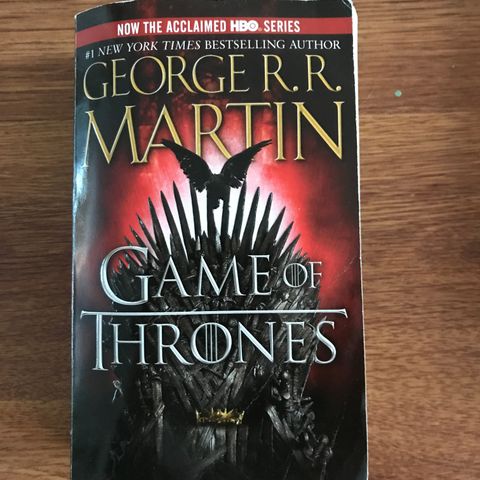 Games of thrones-serien på engelsk