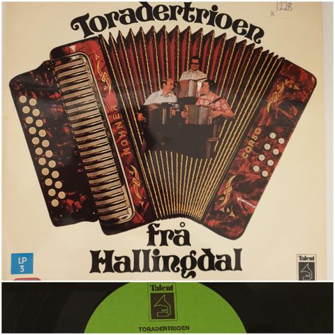 VINTAGE/RETRO LP-VINYL "TORADERTRIOEN FRÅ HALLINGDAL 1975"