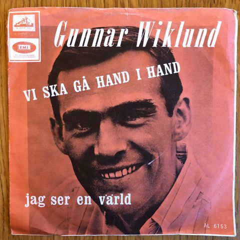 Singel - retro vinyl musikk fra Gunnar Wiklund - utgitt i 1968