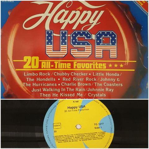 VINTAGE/RETRO LP-VINYL "HAPPY USA/20 ALL-TIME FAVORITES 1979"