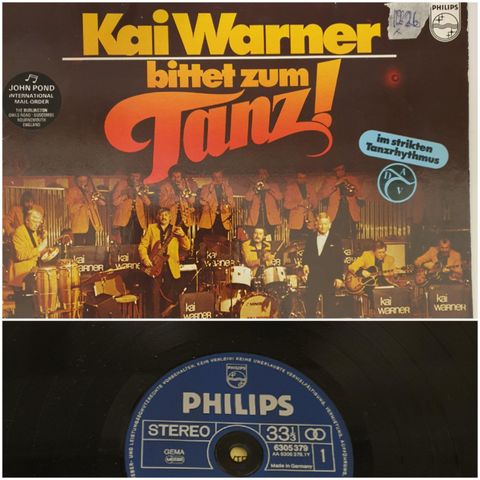 VINTAGE/RETRO LP-VINYL "KAI WARNER/BITTET ZUM TANZ 1978"