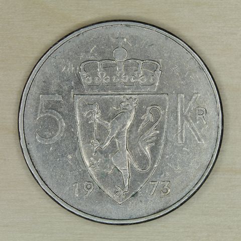 5 krone 1973 Norge   (766)