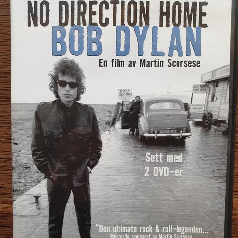 No Direction Home Bob Dylan norsk utgave dvd