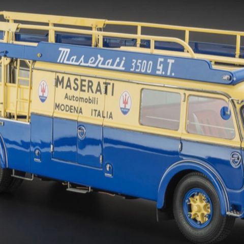 1/18 CMC M-097 1957 Fiat Transporter Maserati 3500GT