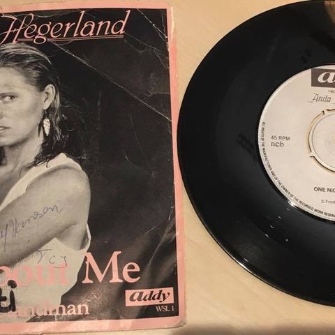 Anita Hegerland – What About Me( 7", Single 1982)