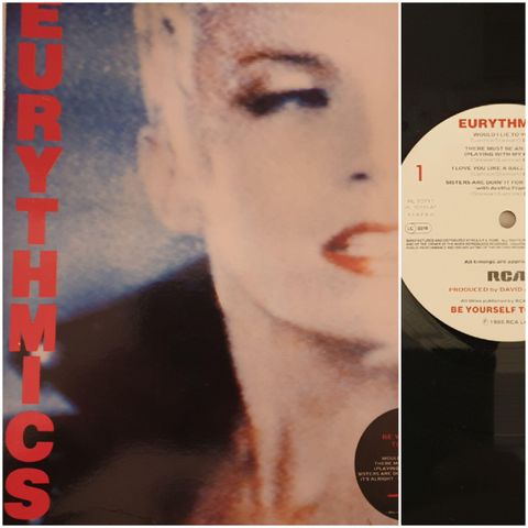 VINTAGE/RETRO LP-VINYL "EURYTHMICS/BE YOURSELF TONIGHT "