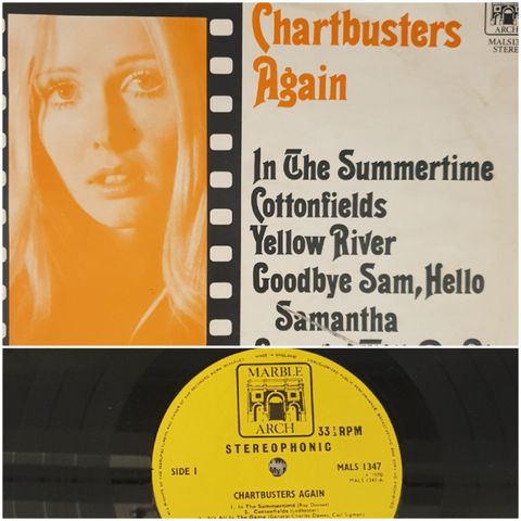 VINTAGE/RETRO LP-VINYL "CHARTBUSTERS AGAIN 1970"