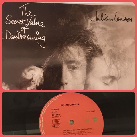 VINTAGE/RETRO LP-VINYL "JULIAN LENNON/THE SECRET VALUE OF DAYDREAMING "