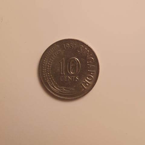 10 cent Singapore - 1981