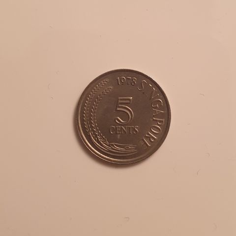 5 cent Singapore - 1978