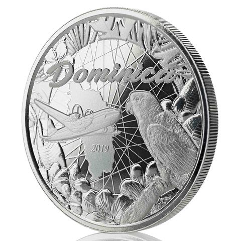 2019 Dominica Silver ‘The Nature Isle’ 1 oz Sølv