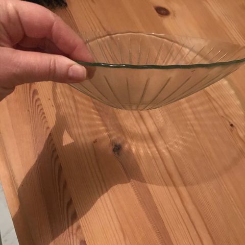 Glass skål - NY PRIS