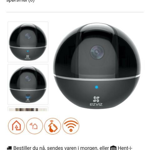 Rom overvåking kamera Eziz 360