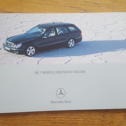 Brosjyre Mercedes E-Klasse T 2003 (S211)