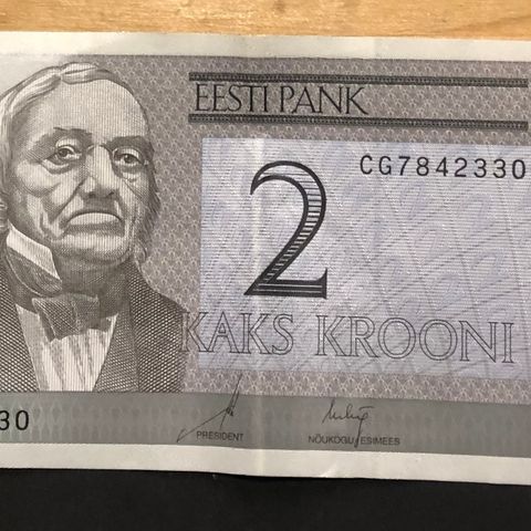 2 kaks krooni fra Estland