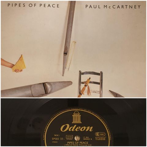 VINTAGE/RETRO LP-VINYL "PIPES OF PEACE/PAUL MCCARTNEY "