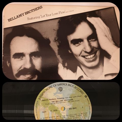 VINTAGE/RETRO LP-VINYL "BELLAMY BROTHERS/FEATURING LET YOUR LOVE FLOW 1967 "