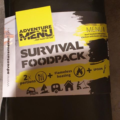 Survival foodpack Turpakke