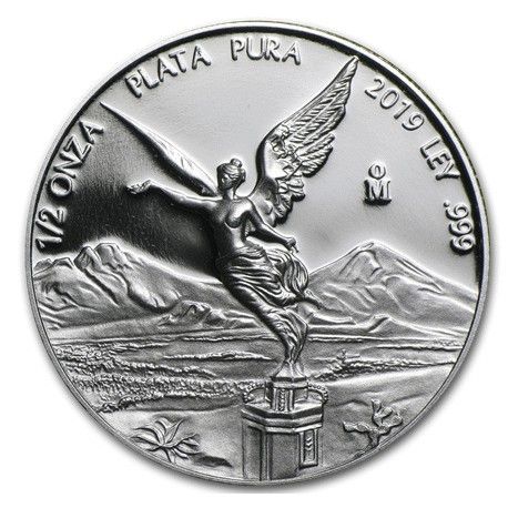 Mexican Silver Libertad Coin 2019  1/2 oz PROOF
