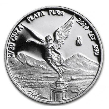 Mexican Silver Libertad Coin 2019 1/20 oz PROOF