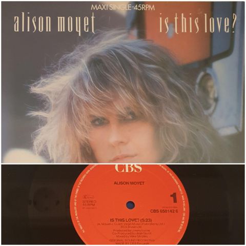 VINTAGE/RETRO LP-VINYL "ALISON MOYET/IS THIS LOVE "