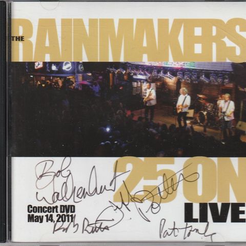 The Rainmakers - 25on Live - DVD - Sjelden og signert