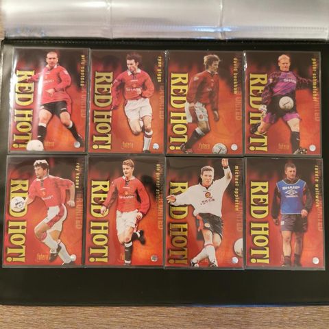 Futera 1997 Manchester United red hot limited edition gold /7500