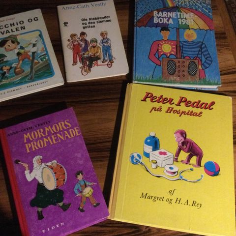 Barnebøker, litt nostalgi. Se prisene.