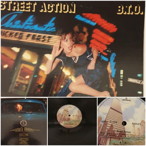 VINTAGE/RETRO LP-VINYL "B.T.O/STREET ACTION "