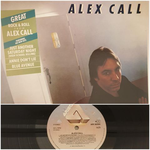 VINTAGE/RETRO LP-VINYL "ALEX CALL 1983 "