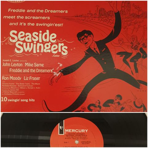 VINTAGE/RETRO LP-VINYL "SEASIDE SWINGERS/ORIGINAL MOTION PICTURE SOUNDTRACK "