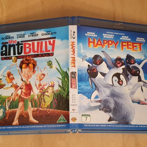 Happy Feet + The Ant Bully  ( BLU-RAY )