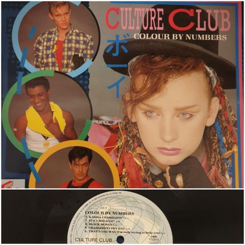 VINTAGE/RETRO LP-VINYL "CULTURE CLUB/COLOUR BY NUMBERS "