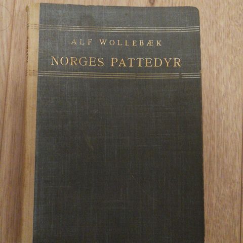 Alf Wollebæk: Norges pattedyr - 1927