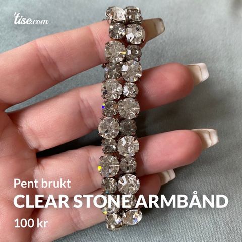 Clear Stone Armbånd
