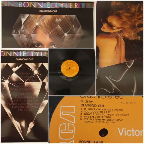 VINTAGE/RETRO LP-VINYL "BONNIE TYLER/DIAMOND CUT "