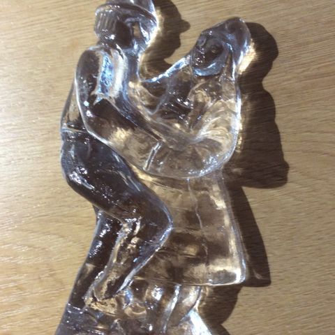 Glassfigur ca 16 cm