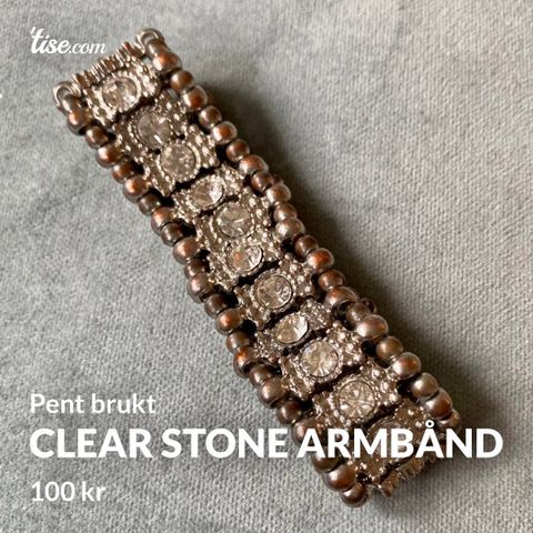 Clear Stone Armbånd