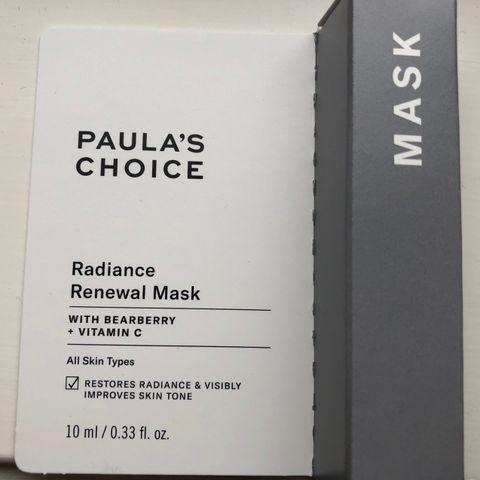 Paula’s choice Radiance Renewal Mask 10 ml