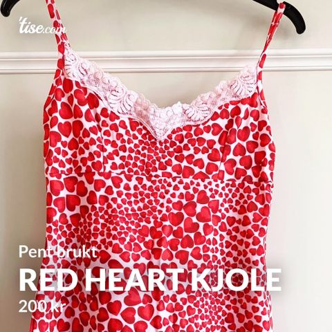 Red Heart Kjole