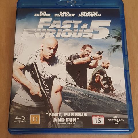 Fast & Furious 5  ( BLU-RAY )