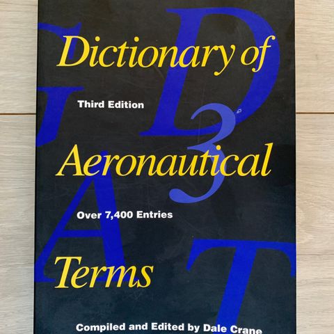 Oppslagsverk - Dictionary of Aeronautical Terms fra ASA selges billig!