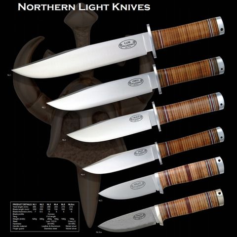 Fallkniven Northern Light Knives