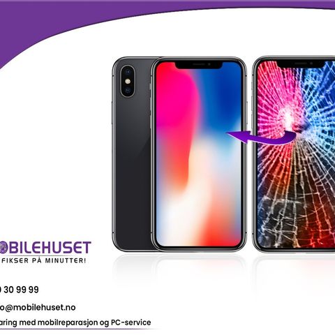 KNUST iPHONE X SKJERM? KVALITETS SKJERM - RASK LEVERING - LAVE PRISER