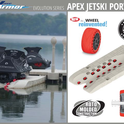 Wave Armor Vannscooter dock - APEX A5 / APEX A6 - dock til joller og små rib