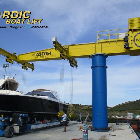 Ascom Jib Cranes - Marine Kran / Båt Kran - Nordic Boatlift